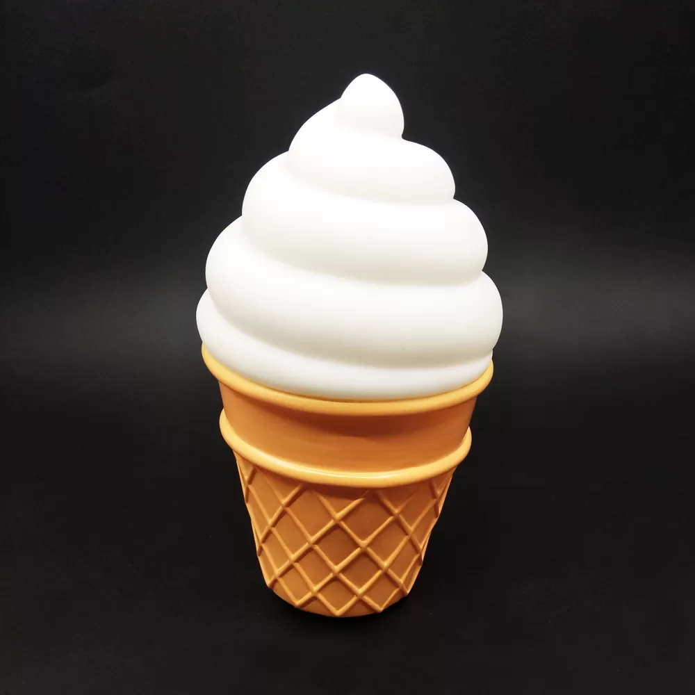 Eazy Kids - Ice Cream Lamp Light - White