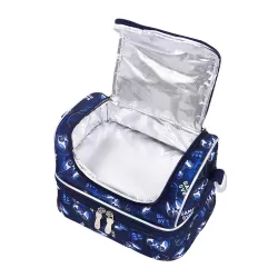 Eazy Kids Dual Compartment Lunch Bag Gamer - Blue