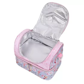 Eazy Kids Dual Compartment Lunch Bag Love - Pink