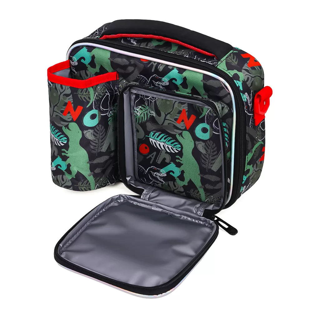 Eazy Kids Bottle/Lunch Bag Dinosaur - Green