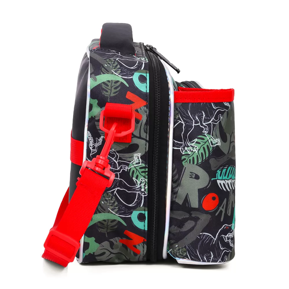 Eazy Kids Bottle/Lunch Bag Dinosaur - Green