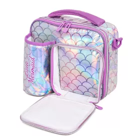 Eazy Kids Bottle/Lunch Bag Mermaid Chrome - Purple