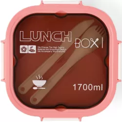 Eazy Kids Lunch Box -Pink (1700ml)