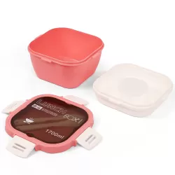 Eazy Kids Lunch Box -Pink (1700ml)