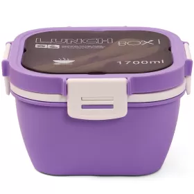 Eazy Kids Lunch Box -Purple (1700ml)