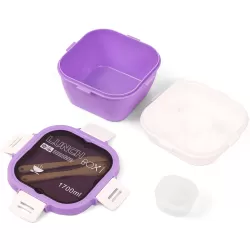 Eazy Kids Lunch Box -Purple (1700ml)