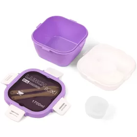 Eazy Kids Lunch Box -Purple (1700ml)