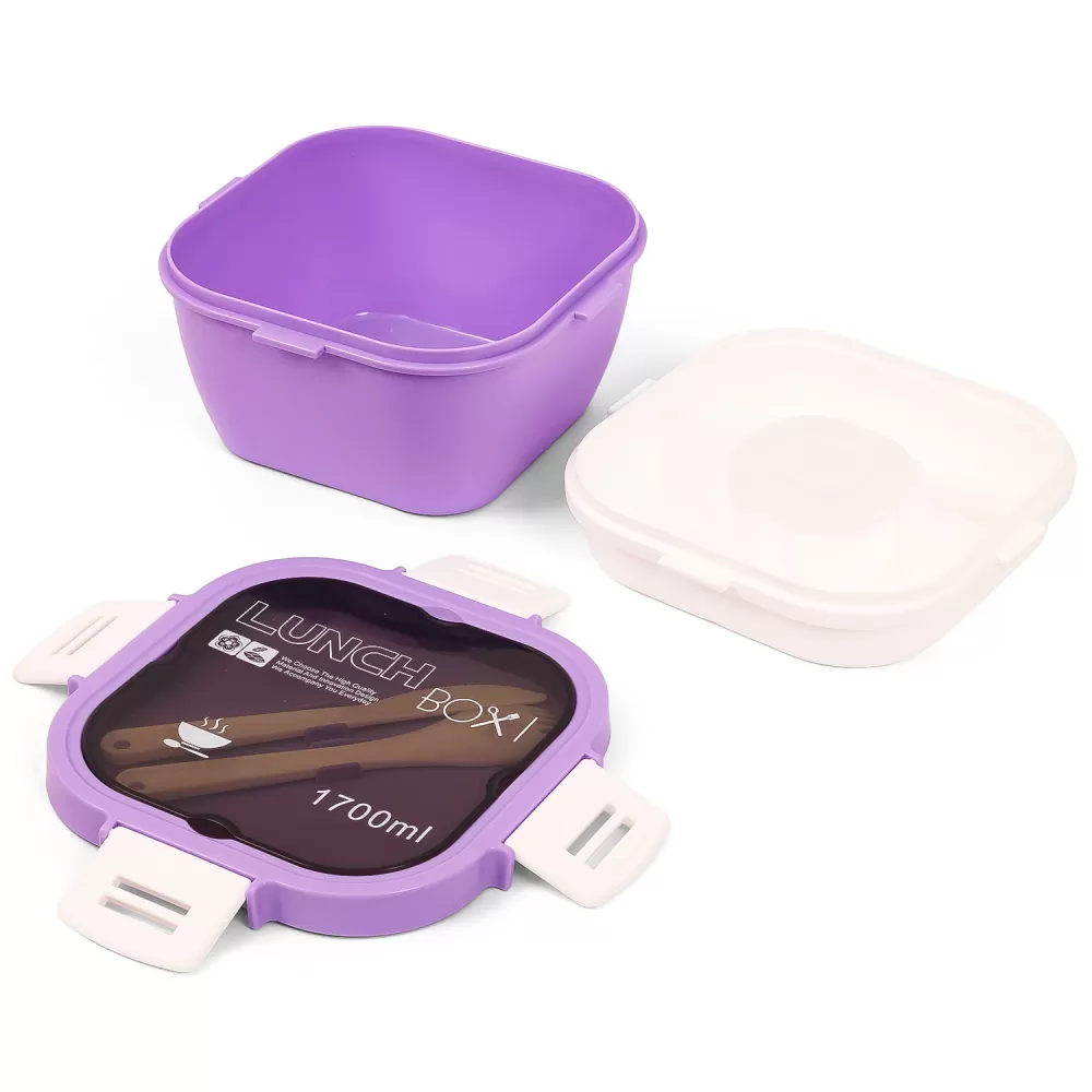 Eazy Kids Lunch Box -Purple (1700ml)