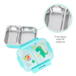 Eazy Kids Lunch Box - Dinosaur Green