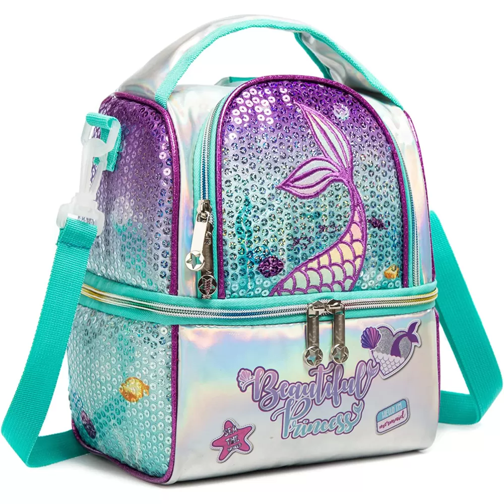 Eazy Kids Lunch &amp; Picnic bag - Mermaid Green