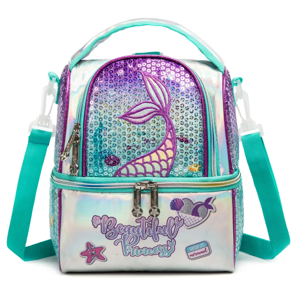 Eazy Kids Lunch &amp; Picnic bag - Mermaid Green