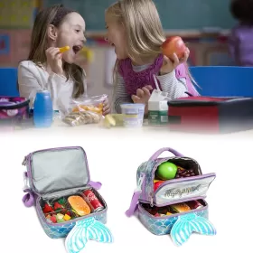 Eazy Kids-Bottle/Lunch Bag-Mermaid Purple