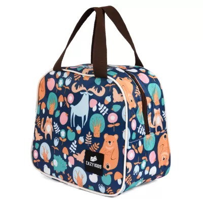 Eazy Kids Panda Lunch Bag-Blue