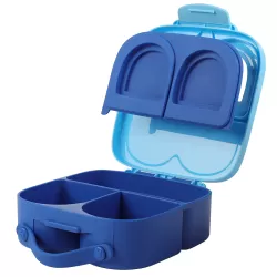 Eazy Kids Bento Lunch Box with handle - Blue