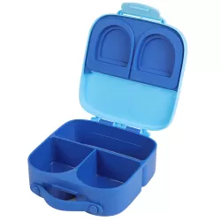 Eazy Kids Bento Lunch Box with handle - Blue