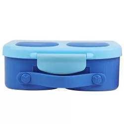 Eazy Kids Bento Lunch Box with handle - Blue