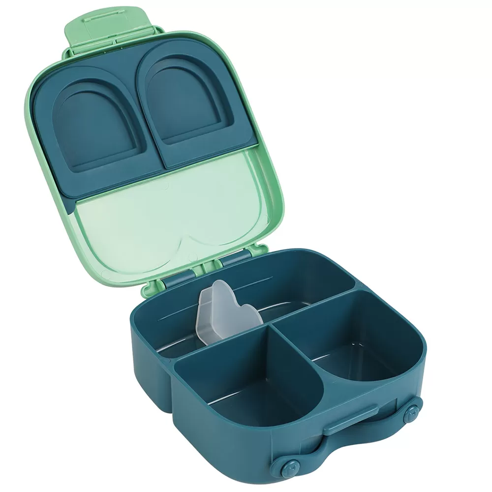 Eazy Kids Bento Lunch Box with handle - Green