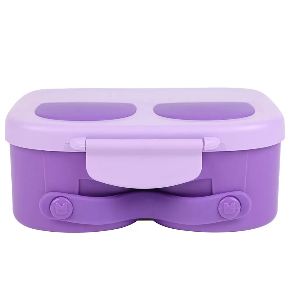 Eazy Kids Bento Lunch Box with handle - Purple