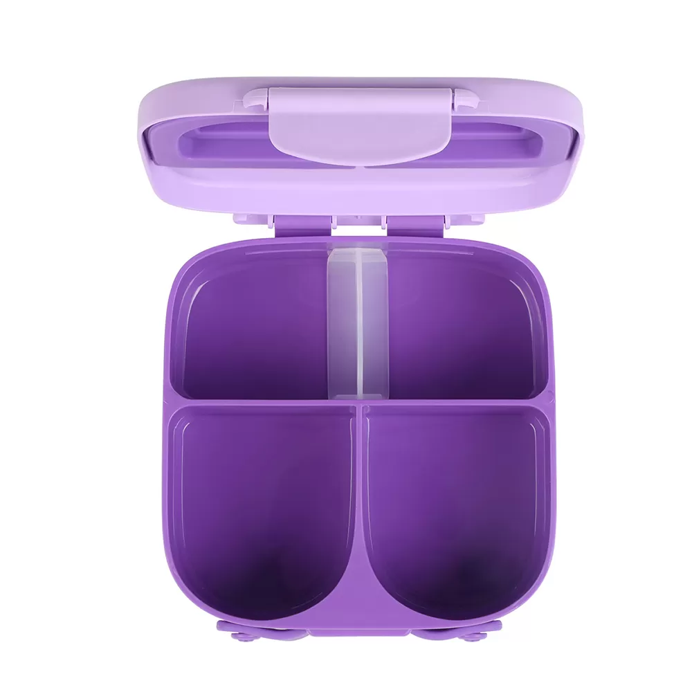 Eazy Kids Bento Lunch Box with handle - Purple