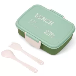 Eazy Kids Lunch Box wt Bottle - Green