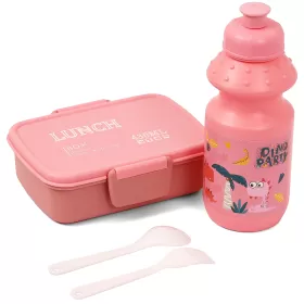 Eazy Kids Lunch Box wt Bottle - Pink