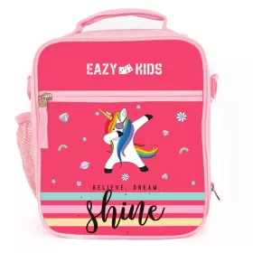 Eazy Kids Bento Lunch Bag - Unicorn - Pink