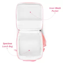 Eazy Kids Bento Lunch Bag - Unicorn - Pink