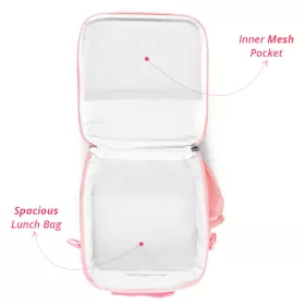 Eazy Kids Bento Lunch Bag - Unicorn - Pink