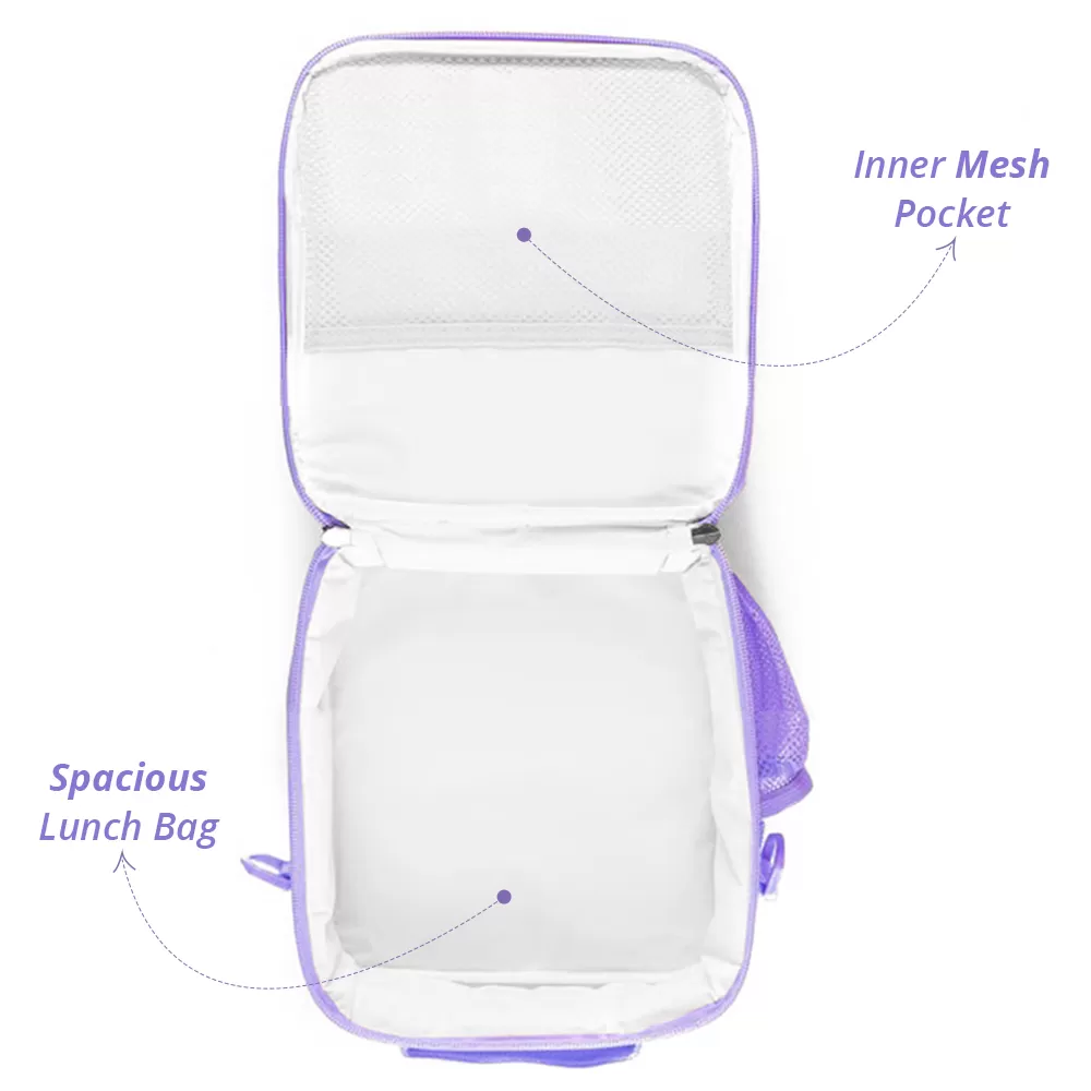 Eazy Kids Bento Lunch Bag - Unicorn - Purple