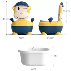 Eazy Kids Monkey Potty - Yellow