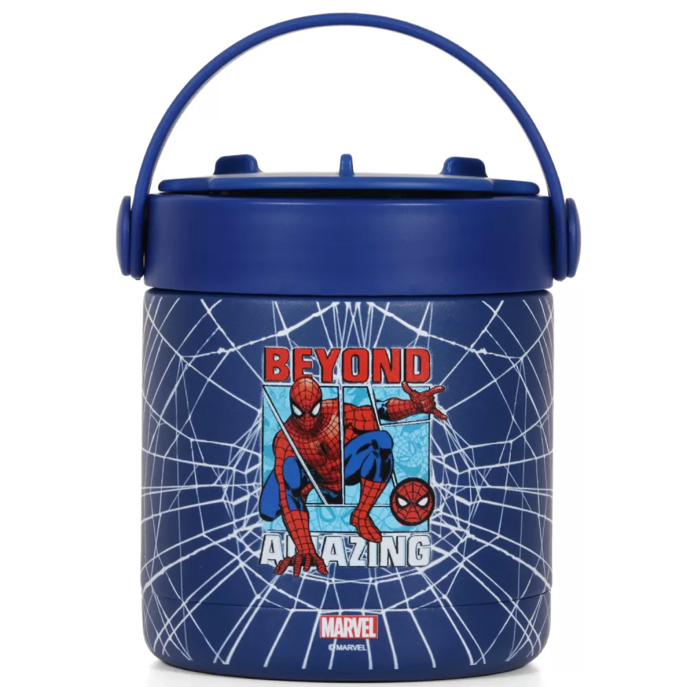 Marvel Beyond Amazing Spider-Man Stainless Steel Insulated Food Jar-Blue(350ml)