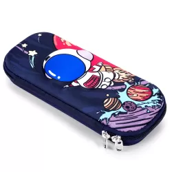 Eazy Kids 3D Astronaut Pencil Case - blue