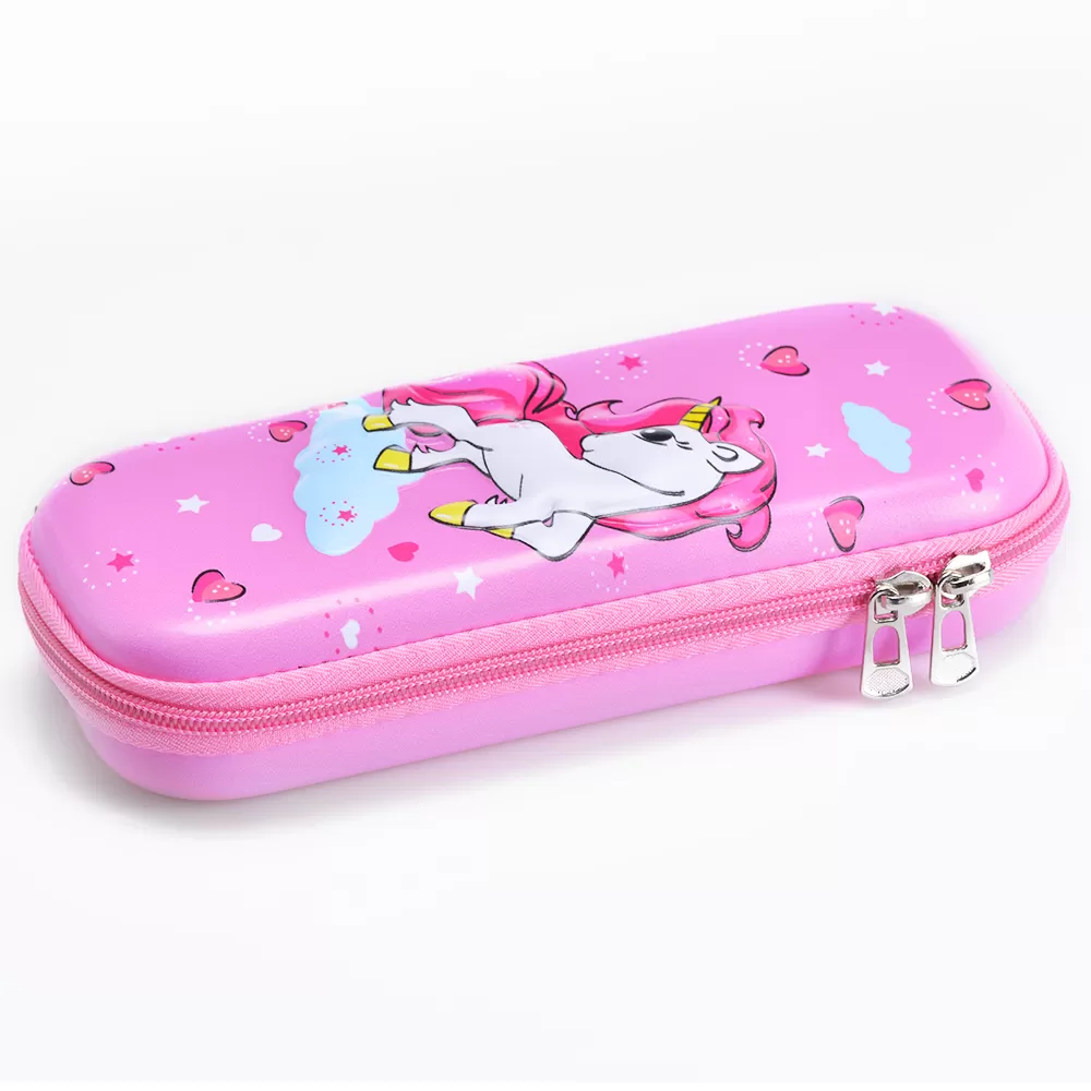 Eazy Kids 3D Pencil Case - Unicorn Pink