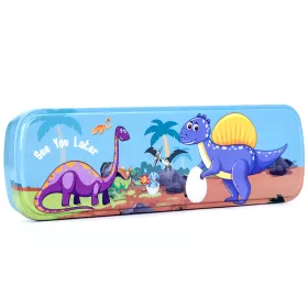 Eazy Kids Pencil Box - Dino Blue