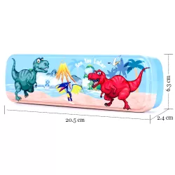 Eazy Kids Pencil Box - Dino Red