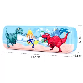 Eazy Kids Pencil Box - Dino Red