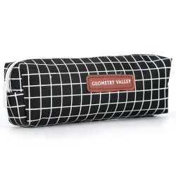 Eazy Kids Pencil Pouch - Black Plaid