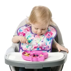 Eazy Kids Silicon Suction Plate - Unicorn Pink