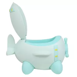 Eazy Kids Airplane Kids Potty Training Toilet Seat - Green