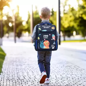 Eazy Kids Leo School bag - Blue