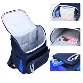 Eazy Kids Ergonomic School Bag - Blue