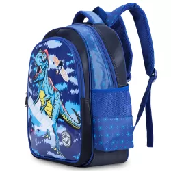 Eazy Kids T - Rex School Bag - Blue