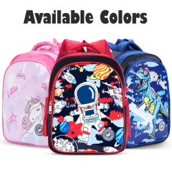 Eazy Kids Princess Unicorn School Bag - Pink