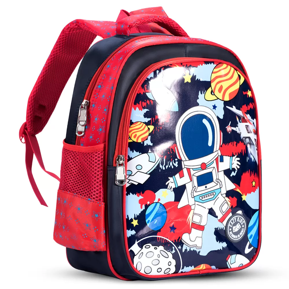 Eazy Kids Astronaut School Bag - Red