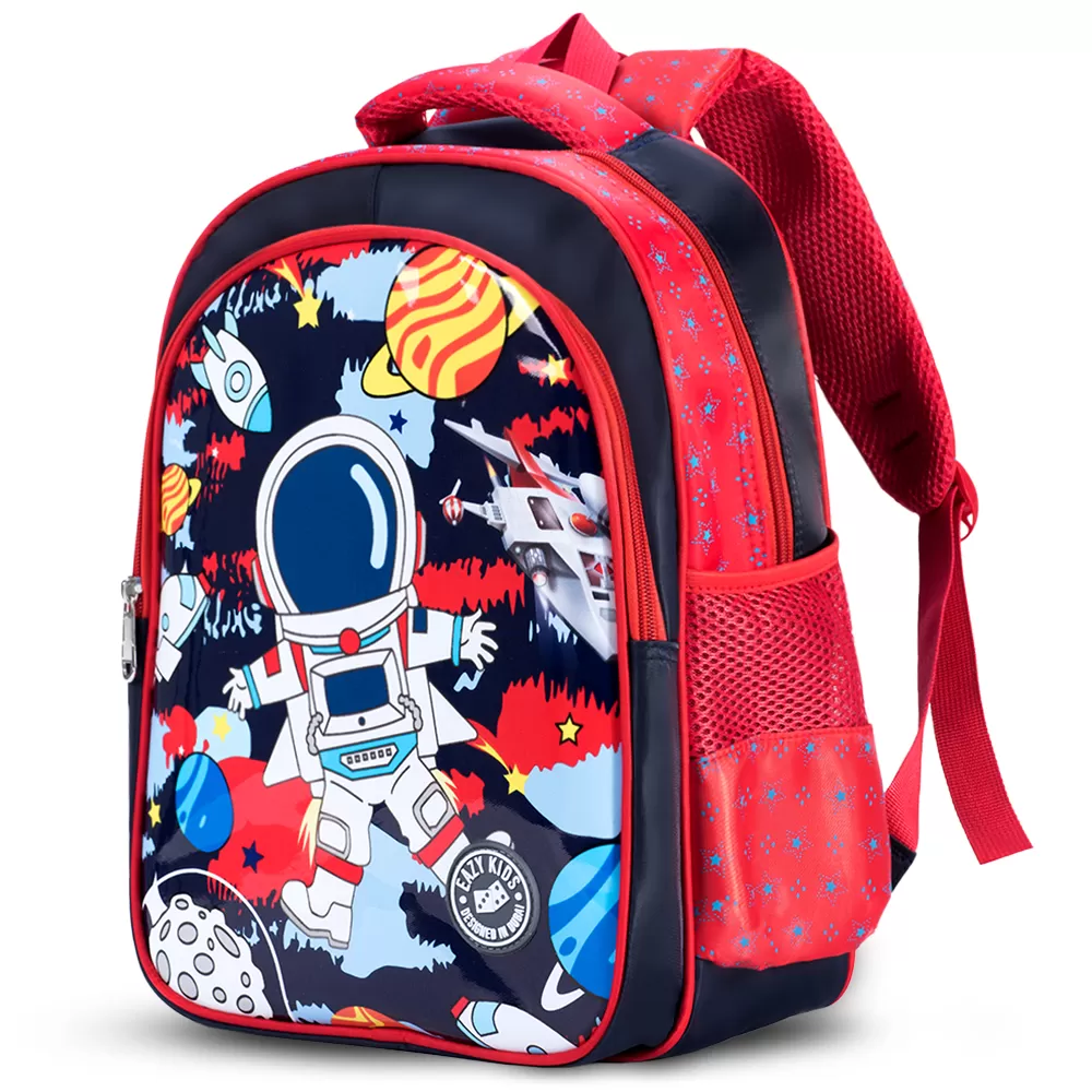 Eazy Kids Astronaut School Bag - Red