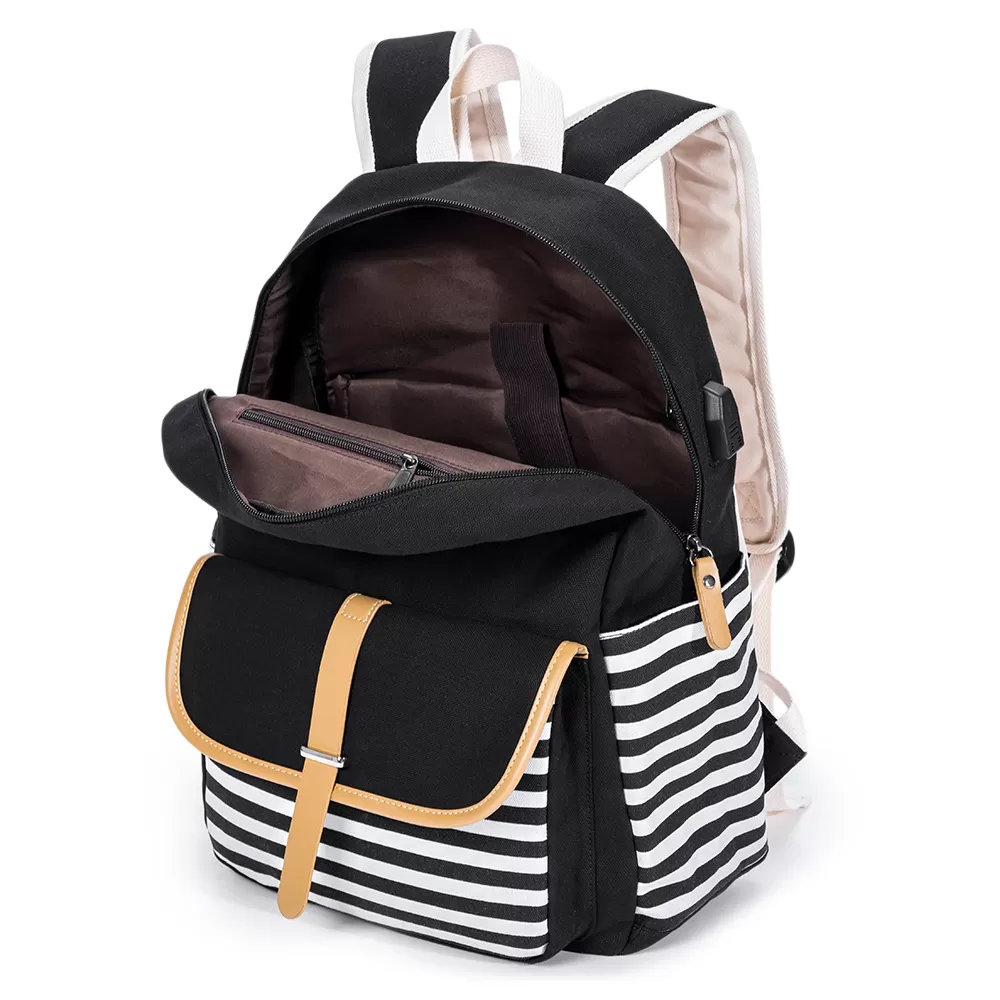 Eazy Kids Classic School Bag - Black