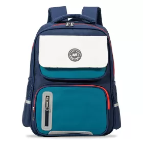 Eazy Kids-Back to School-16" Ergonomic School Bag-Blue