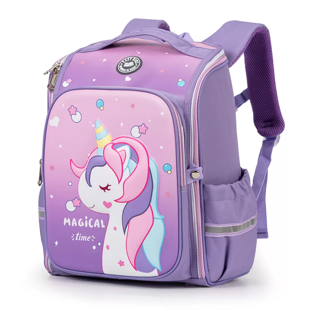 Eazy Kids-Back to School-16&quot; Magical Unicorn School Backpack-Pink