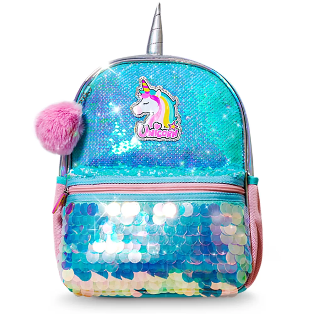 Eazy Kids Unicorn Sparkle Backpack-Green