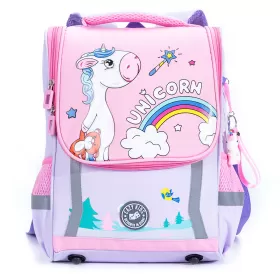 Eazy Kids School Bag Unicorn - Purple + Pink